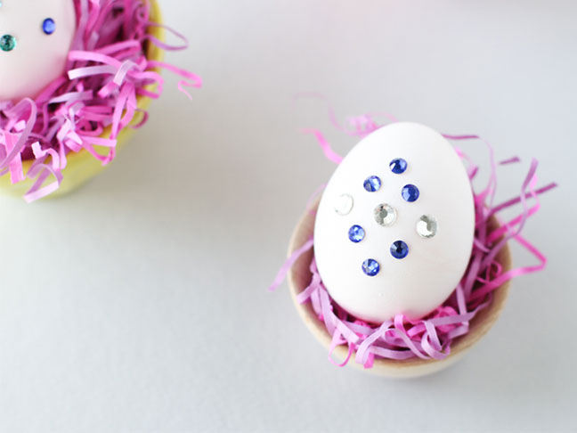 DIY Jeweled Easter Eggs