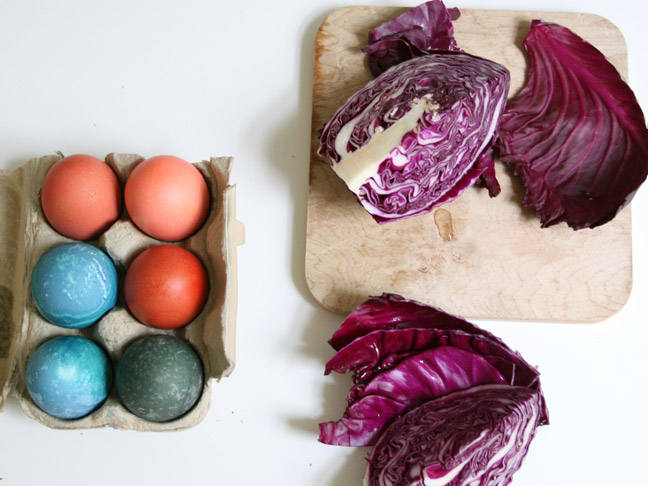 Dying Easter Eggs Naturally