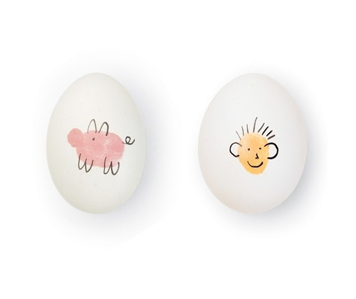 Thumbprint Easter Eggs