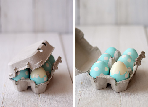 Polka Dot Easter Eggs