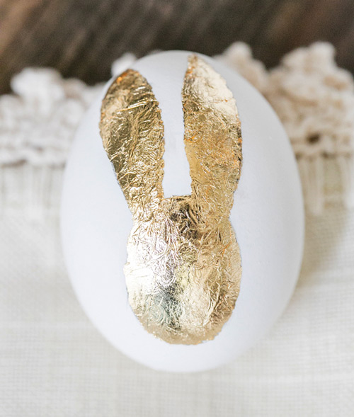 Golden Bunny Easter Egg