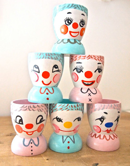 Hand-Painted Egg Cups