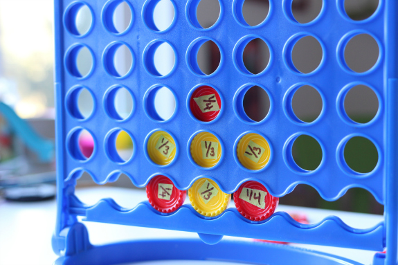 6. Fractions with Connect Four