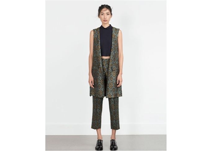 Zara Jacquard waistcoat