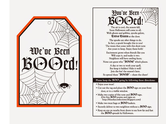 You've Been Boo'd printable