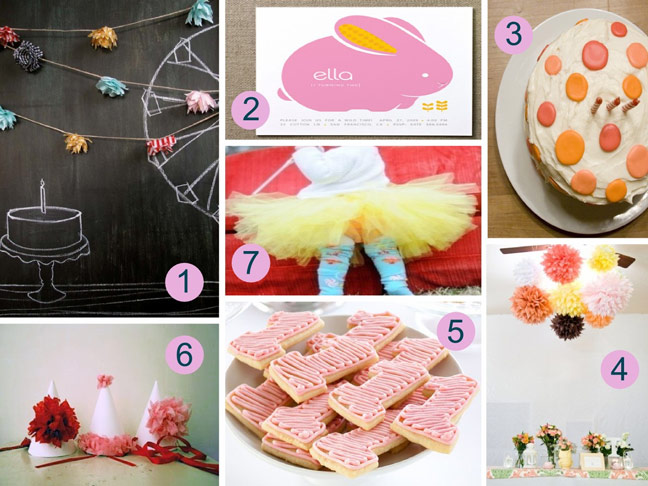 Ideas for daughter's first birthday