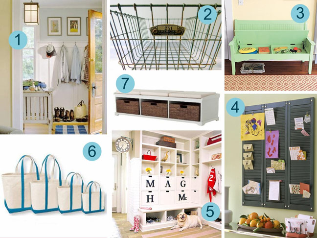 Mudroom Organization Ideas