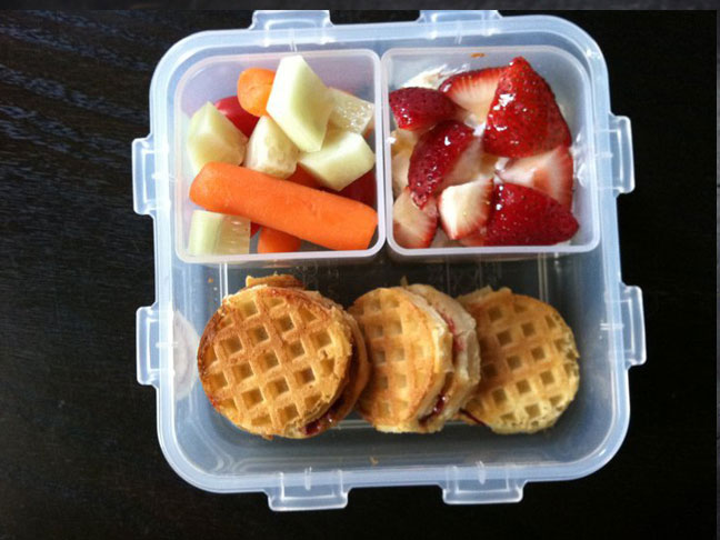 lunch box packed lunch school lunch almond butter honey sandwhich