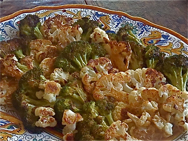 Roasted Cauliflower & Broccoli 1