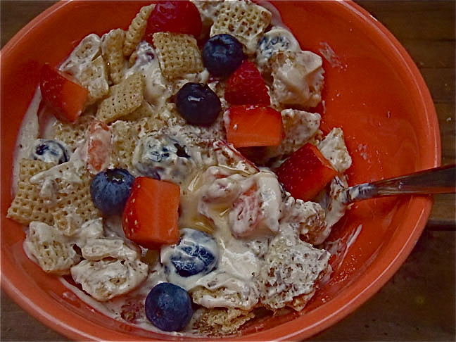 Yogurt Cereal Power Breakfast