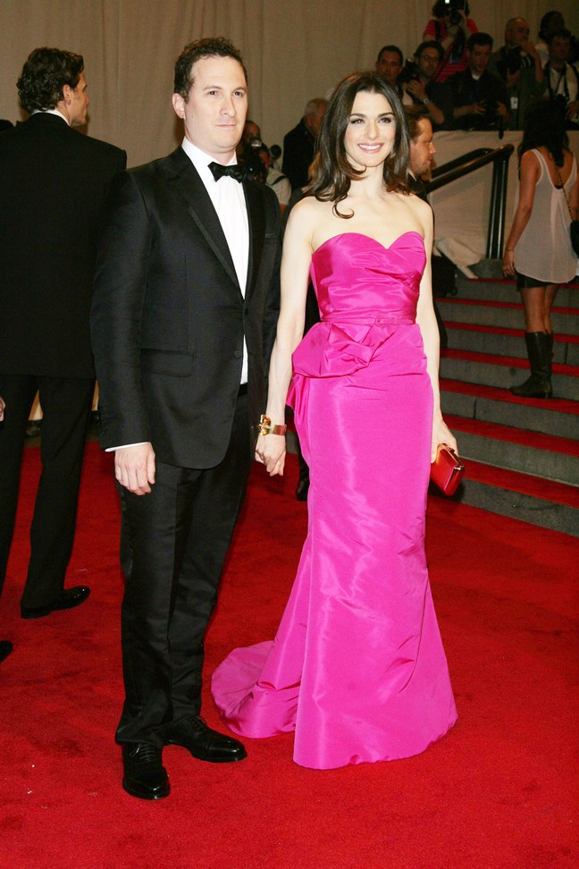 Rachel Weisz, pink gown, Darren Aronofsky, tuxedo